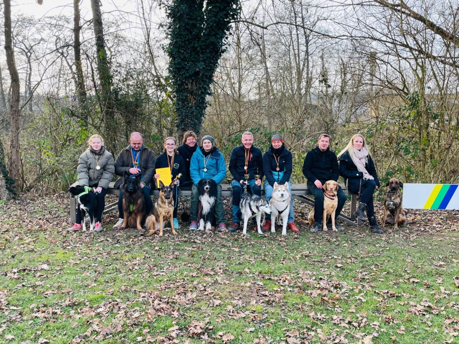 Gruppenbild der THS Teams des VdH Straubenhardt